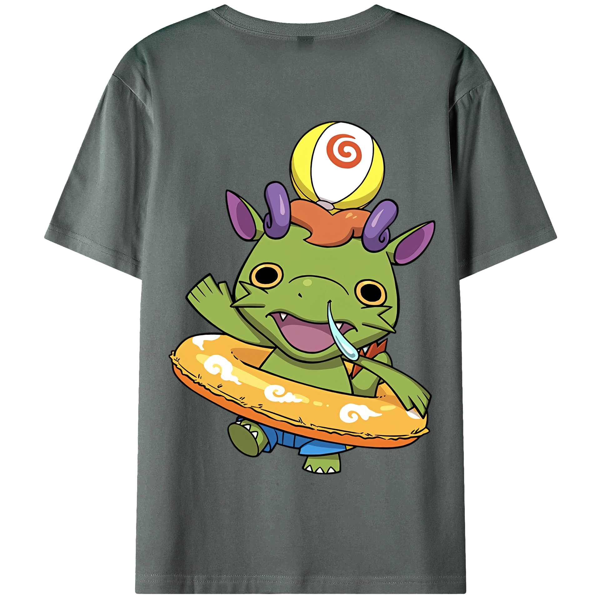 （画像用） 妖怪ウォッチ Yo-kai Watch 綿100％半袖Tシャツ（背面プリント）